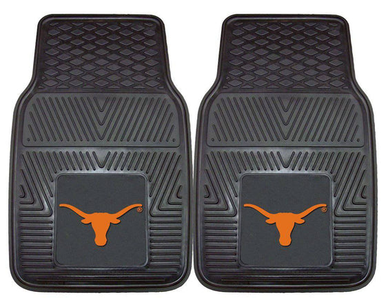 Texas Longhorns Heavy Duty 2-Piece Vinyl Car Mats (CDG) - 757 Sports Collectibles