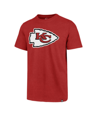 KANSAS CITY CHIEFS RED IMPRINT CLUB T MENS-XL