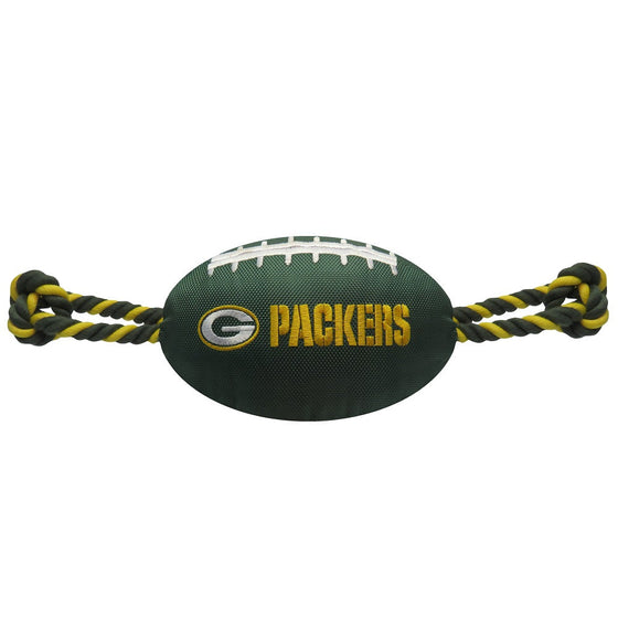 NFL Green Bay Packers Nylon Football Toy Pets First