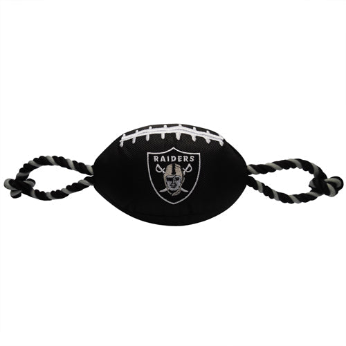 Las Vegas Raiders NFL Nylon Football Toy Pets First