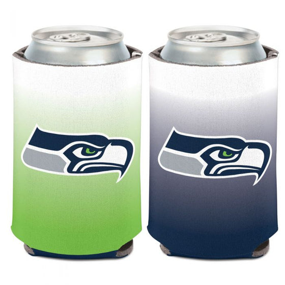 SEATTLE SEAHAWKS COLOR DIP CAN COOLER 12 OZ.