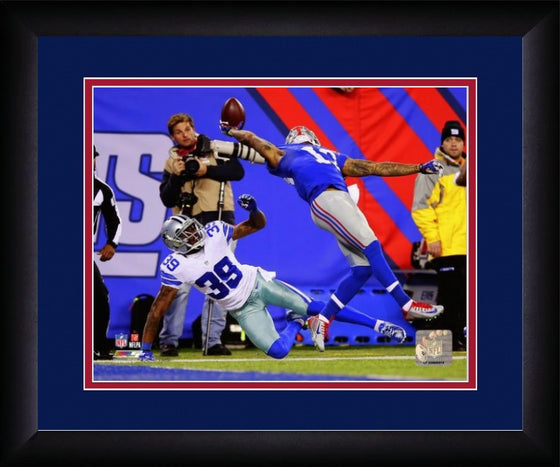 New York Giants Odell Beckham Jr "The Catch" Framed 11x14 Photo