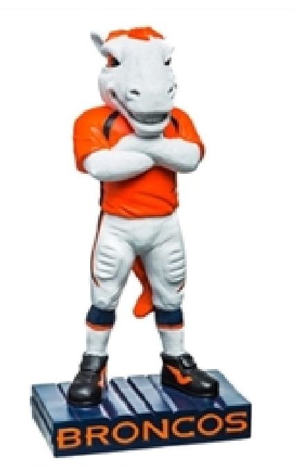 Preorder - NFL Denver Broncos 12" Mascot Statue - Ships in August