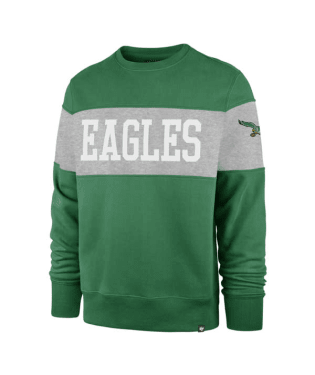 PHILADELPHIA EAGLES LEGACY KELLY INTERSTATE CREW MEN-2X