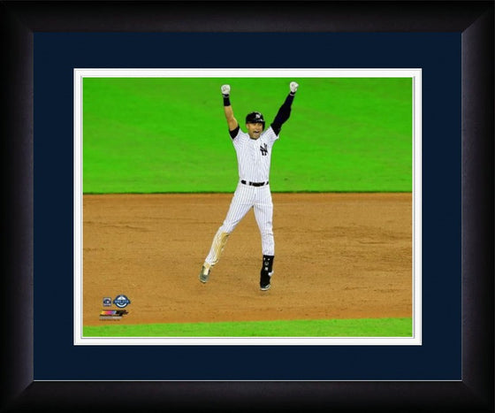 New York Yankees Derek Jeter "Leap" Framed 8x10 Photo