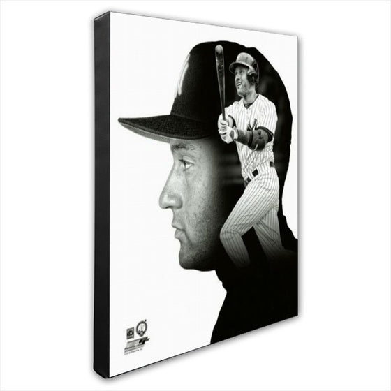 New York Yankees Derek Jeter "Mind of the Man" Stretched 32x40 Canvas