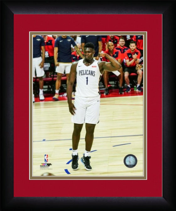 New Orleans Pelicans Zion Williamson "Flex" Framed 8x10 Photo