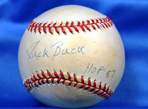 JACK BUCK HOF 87 JSA CERT HAND SIGNeD NATIONAL LEAGUE AUTOGRAPH BASEBALL