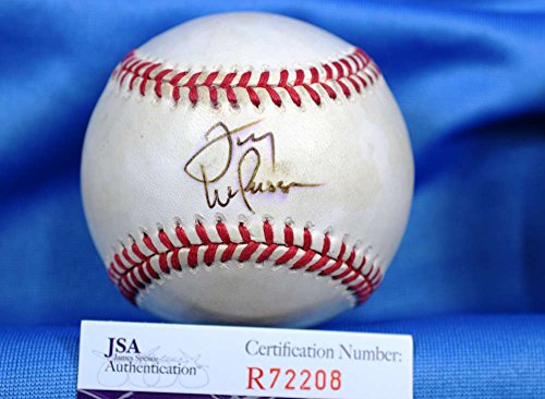 TONY LARUSSA JSA CERT HAND SIGNeD AMERICAN LEAGUE AUTOGRAPH BASEBALL