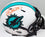 Jason Taylor Autographed Miami Dolphins Lunar Mini Helmet- Beckett W Orange - 757 Sports Collectibles