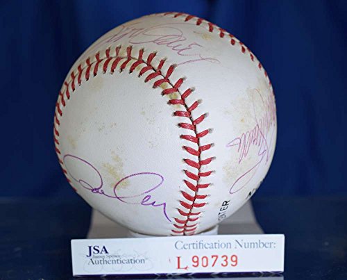 GARVEY CEY BAKER SMITH JSA HAND SIGNED NATIONAL LEAGUE AUTOGRAPH BASEBALL AUTHENTIC