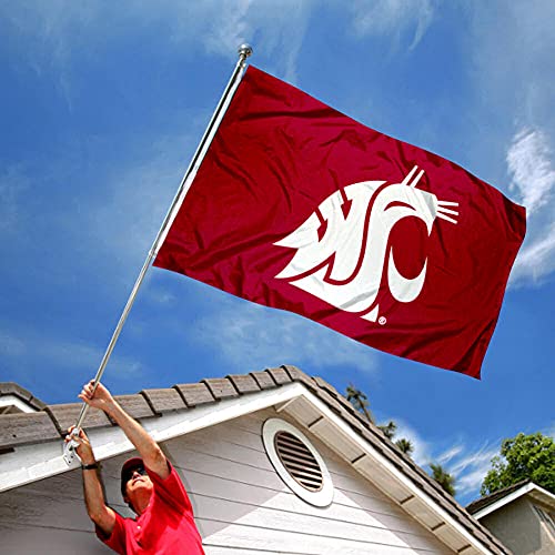 Washington State Cougars WSU University Large College Flag - 757 Sports Collectibles