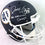 Rocket Ismail Autographed Notre Dame Blue Alternate FS Helmet white mask- Beckett W Silver - 757 Sports Collectibles