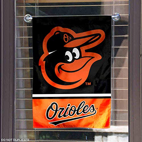 WinCraft Baltimore Orioles Double Sided Garden Flag - 757 Sports Collectibles