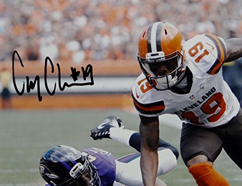 Corey Coleman Signed Cleveland Browns 8x10 Avoiding Tackle PF Photo- JSA W Auth - 757 Sports Collectibles