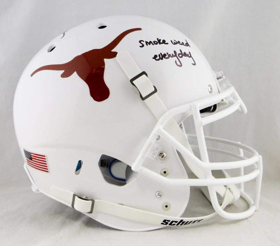 Ricky Williams Signed Longhorns ProLine F/S Helmet w/Smoke Weed - JSA W Auth SPLIT - 757 Sports Collectibles