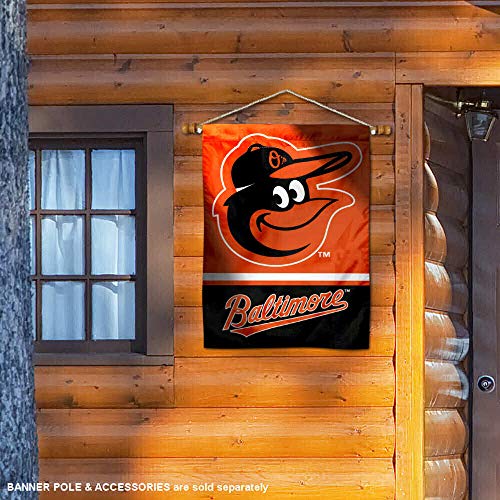 WinCraft Baltimore Orioles Two Sided House Flag - 757 Sports Collectibles