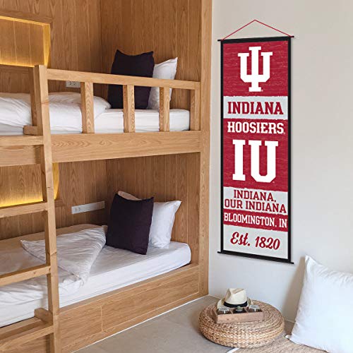 Indiana Hoosiers Banner and Scroll Sign - 757 Sports Collectibles