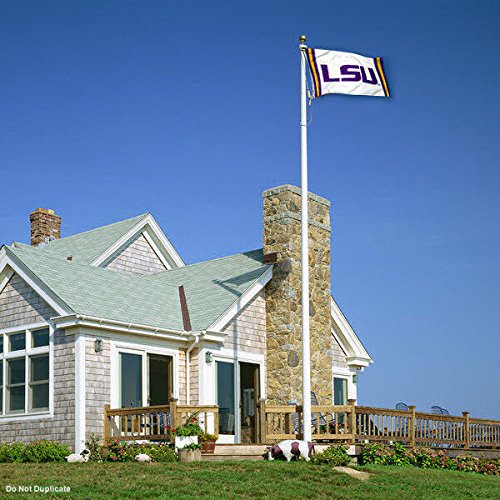 College Flags & Banners Co. Louisiana State LSU Tigers Field Stripes Flag - 757 Sports Collectibles