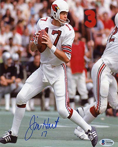 Jim Hart Autographed Arizona Cardinals 8x10 Photo - BAS COA - 757 Sports Collectibles