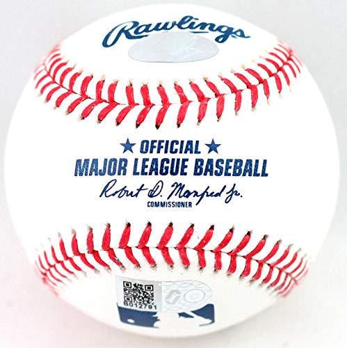 Nolan Ryan Autographed Rawlings OML Baseball w/324 Wins - AI Verified Blue - 757 Sports Collectibles