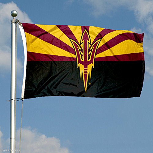 College Flags & Banners Co. Arizona State Sun Devils AZ State Design Flag - 757 Sports Collectibles