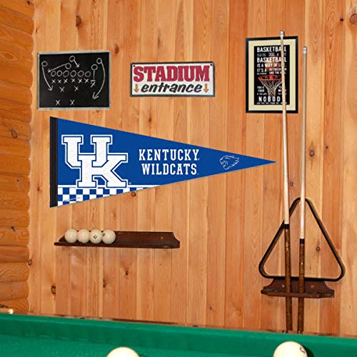 College Flags & Banners Co. Kentucky Wildcats Pennant Full Size Felt - 757 Sports Collectibles