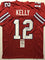 Autographed/Signed Jim Kelly Buffalo Red Football Jersey JSA COA - 757 Sports Collectibles