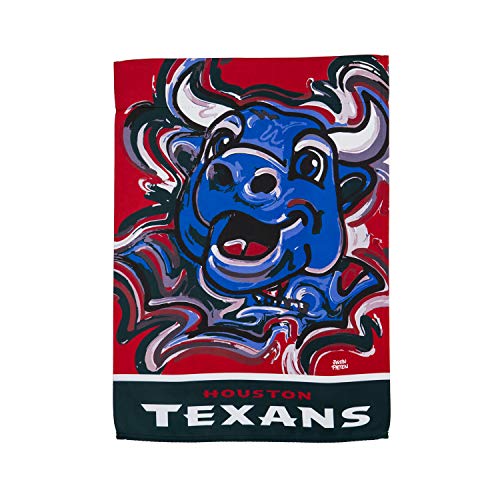 Team Sports America Houston Texans Suede Garden Flag 12.5 x 18 Inches Justin Patten - 757 Sports Collectibles