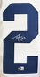 Ty Law Autographed White College Style Jersey- Beckett W Silver - 757 Sports Collectibles