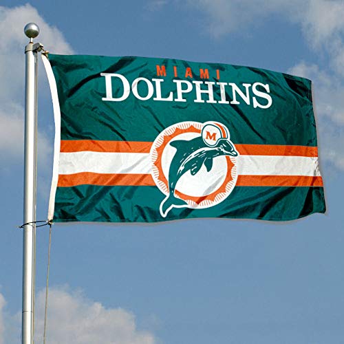 WinCraft Dolphins Throwback Vintage Retro 3x5 Banner Flag - 757 Sports Collectibles