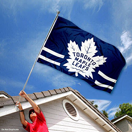 WinCraft Toronto Maple Leafs 31 Point Leaf Flag and Banner - 757 Sports Collectibles