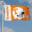 College Flags & Banners Co. Tennessee Volunteers Football Helmet Flag - 757 Sports Collectibles