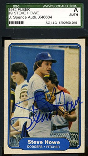 STEVE HOWE 1982 FLEER HAND SIGNED JSA AUTHENTIC AUTOGRAPH