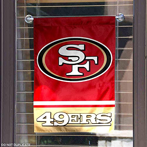 WinCraft San Francisco 49ers Double Sided Garden Flag - 757 Sports Collectibles