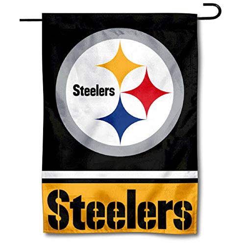 WinCraft Pittsburgh Steelers Double Sided Garden Flag - 757 Sports Collectibles