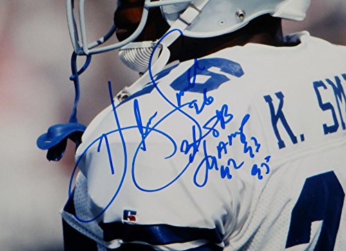 Kevin Smith Autographed Dallas Cowboys 8x10 Photo w/ Insc- Jersey Source Auth - 757 Sports Collectibles