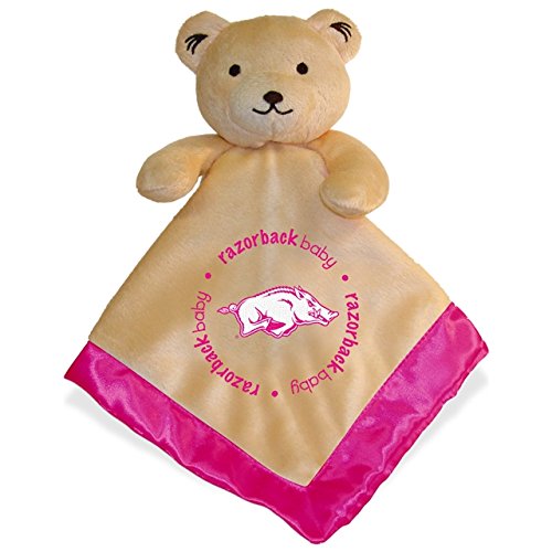 Baby Fanatic Security Bear Pink, University of Arkansas - 757 Sports Collectibles