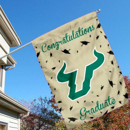 College Flags & Banners Co. South Florida Bulls Graduation Gift Banner Flag - 757 Sports Collectibles