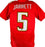 Rakim Jarrett Autographed Red College Style Jersey-Beckett W Hologram Black - 757 Sports Collectibles