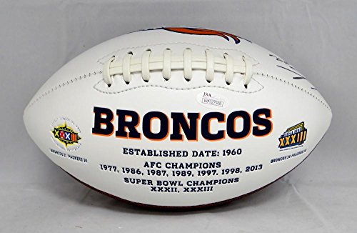 Shane Ray Autographed Denver Broncos Logo Football- JSA Witnessed Authenticated - 757 Sports Collectibles