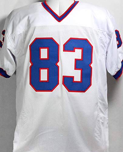 Andre Reed Autographed White Pro Style Jersey - JSA Witnessed Silver - 757 Sports Collectibles