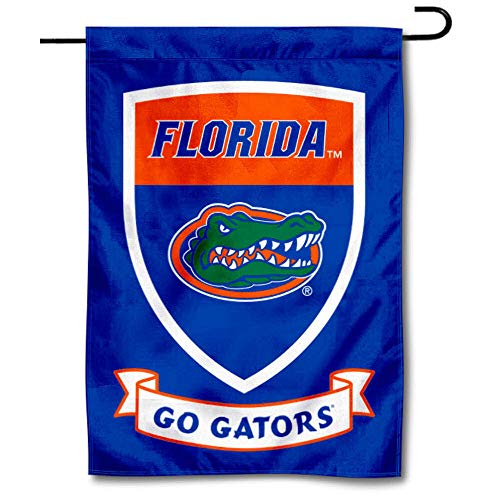 Florida Gators Crest Shield Garden Flag and Banner - 757 Sports Collectibles