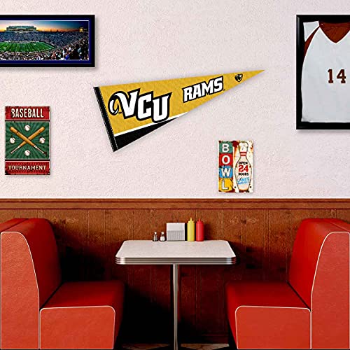 College Flags & Banners Co. VCU Pennant Full Size Felt - 757 Sports Collectibles