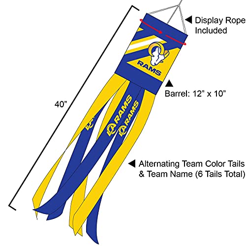 Los Angeles Rams Team Windsock - 757 Sports Collectibles