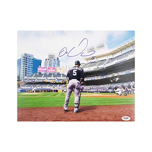 Carlos Gonzalez Autographed Colorado Rockies 11x14 Photo - PSA/DNA COA - 757 Sports Collectibles