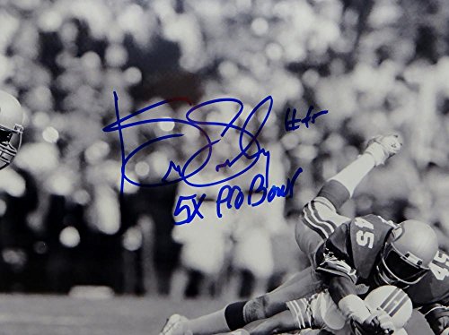 Kenny Easley Autographed Seahawks 16x20 BW Photo W/ 5X Pro Bowl- JSA W Auth - 757 Sports Collectibles