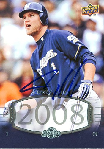 Brewers Corey Hart Authentic Signed Card 2008 Upper Deck Timeline #266 w/ COA - 757 Sports Collectibles