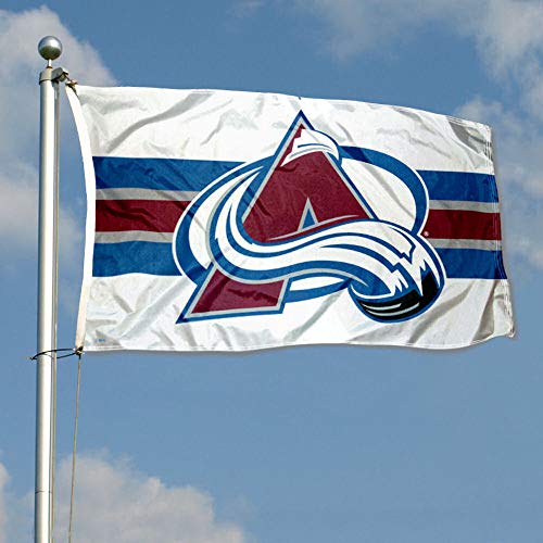 WinCraft Colorado Avalanche White 3x5 Feet Banner Flag - 757 Sports Collectibles