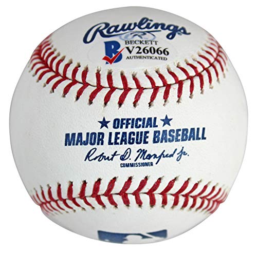 Braves Larry Wayne Chipper Jones Jr. HOF 18 Authentic Signed Oml Baseball BAS - 757 Sports Collectibles